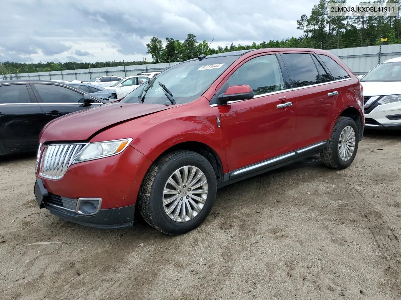 2013 Lincoln Mkx VIN: 2LMDJ8JKXDBL41911 Lot: 54751644