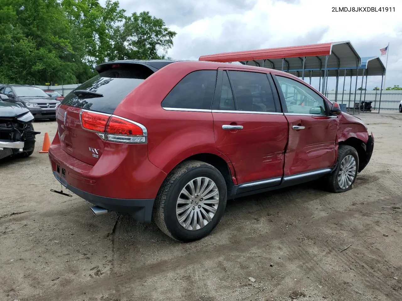 2013 Lincoln Mkx VIN: 2LMDJ8JKXDBL41911 Lot: 54751644