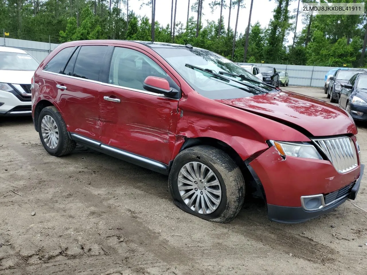 2013 Lincoln Mkx VIN: 2LMDJ8JKXDBL41911 Lot: 54751644