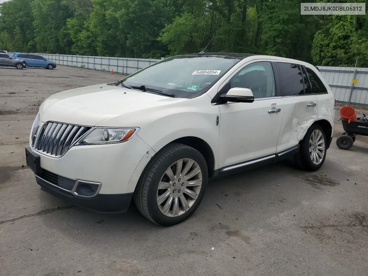 2013 Lincoln Mkx VIN: 2LMDJ8JK0DBL06312 Lot: 54804854