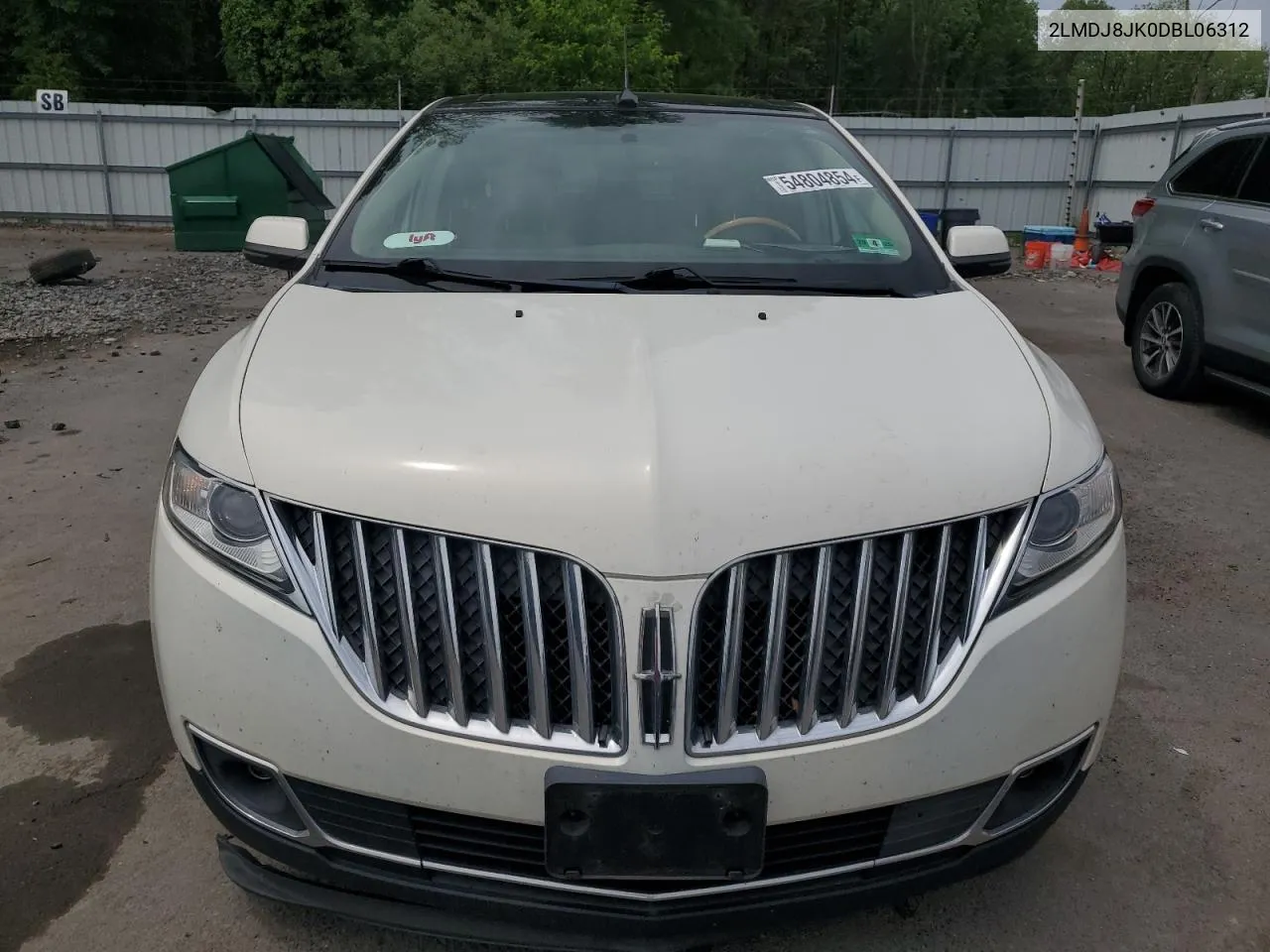 2013 Lincoln Mkx VIN: 2LMDJ8JK0DBL06312 Lot: 54804854