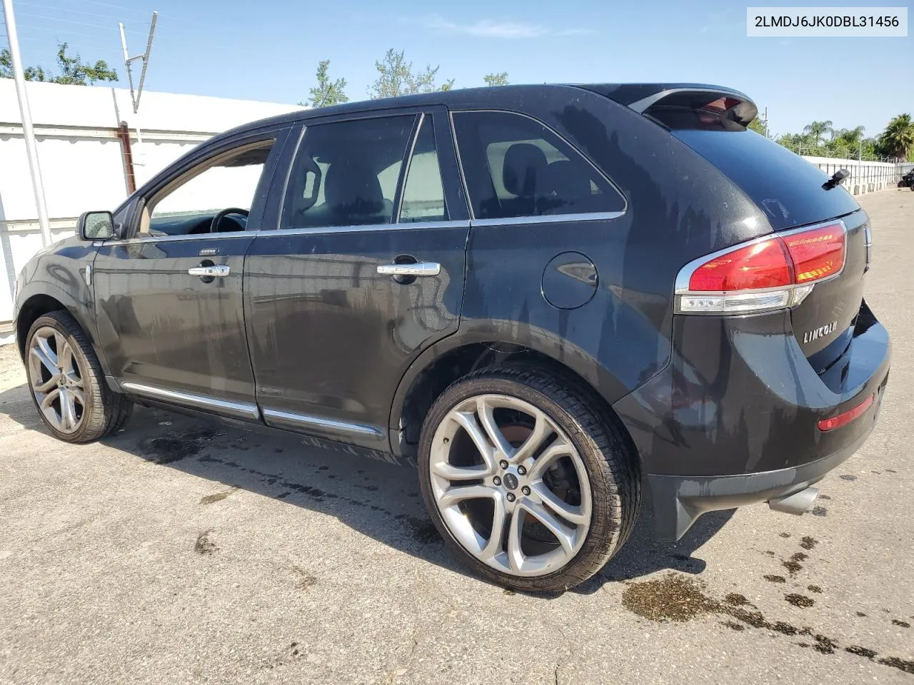 2013 Lincoln Mkx VIN: 2LMDJ6JK0DBL31456 Lot: 55209774