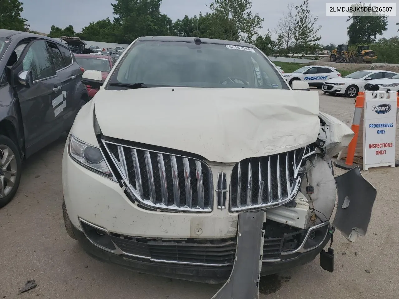 2013 Lincoln Mkx VIN: 2LMDJ8JK5DBL26507 Lot: 55487004