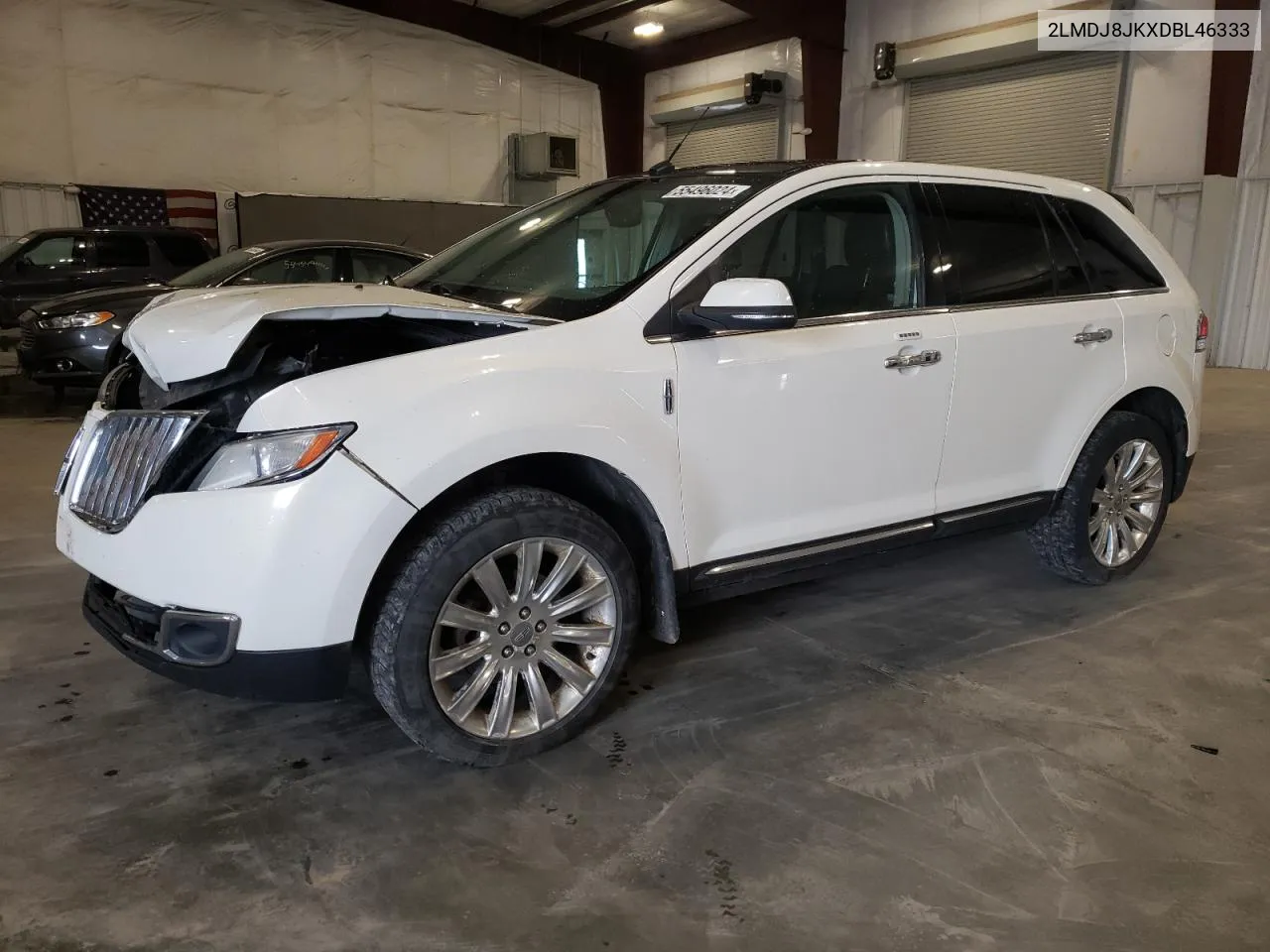 2013 Lincoln Mkx VIN: 2LMDJ8JKXDBL46333 Lot: 55496024