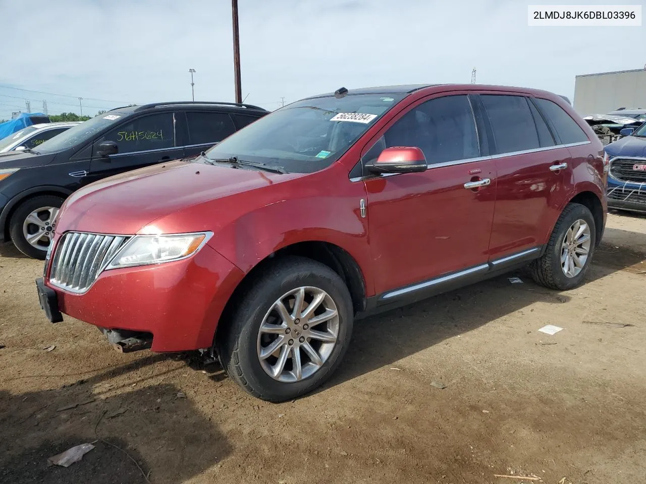 2LMDJ8JK6DBL03396 2013 Lincoln Mkx