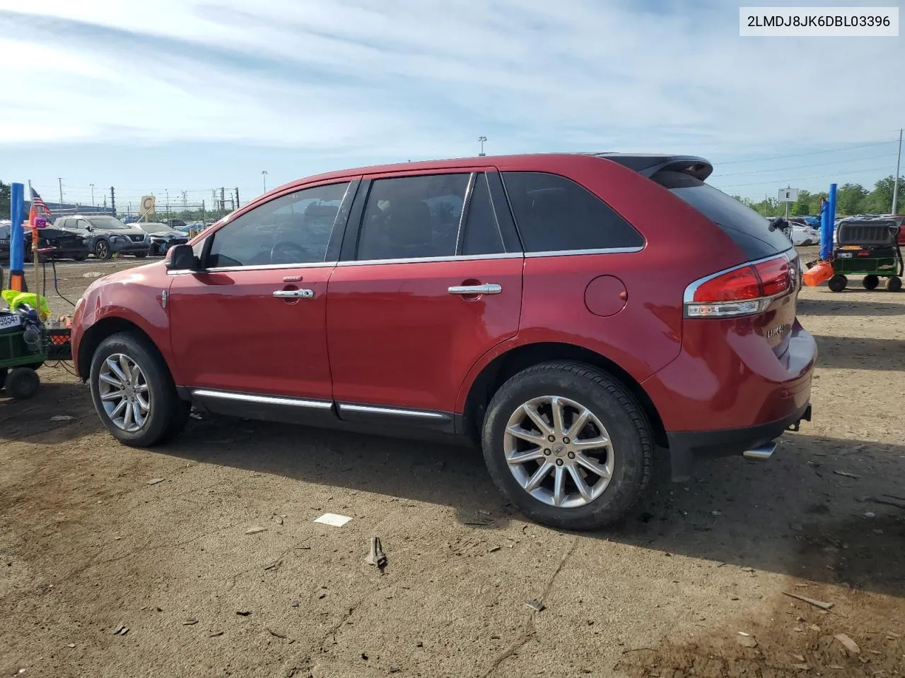 2013 Lincoln Mkx VIN: 2LMDJ8JK6DBL03396 Lot: 56238284