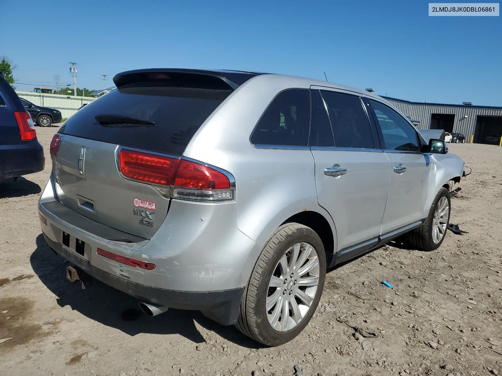 2013 Lincoln Mkx VIN: 2LMDJ8JK0DBL06861 Lot: 56241834