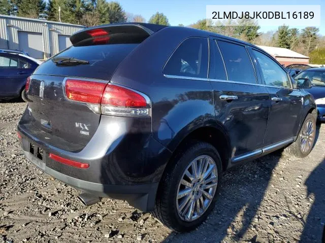 2013 Lincoln Mkx VIN: 2LMDJ8JK0DBL16189 Lot: 56440484