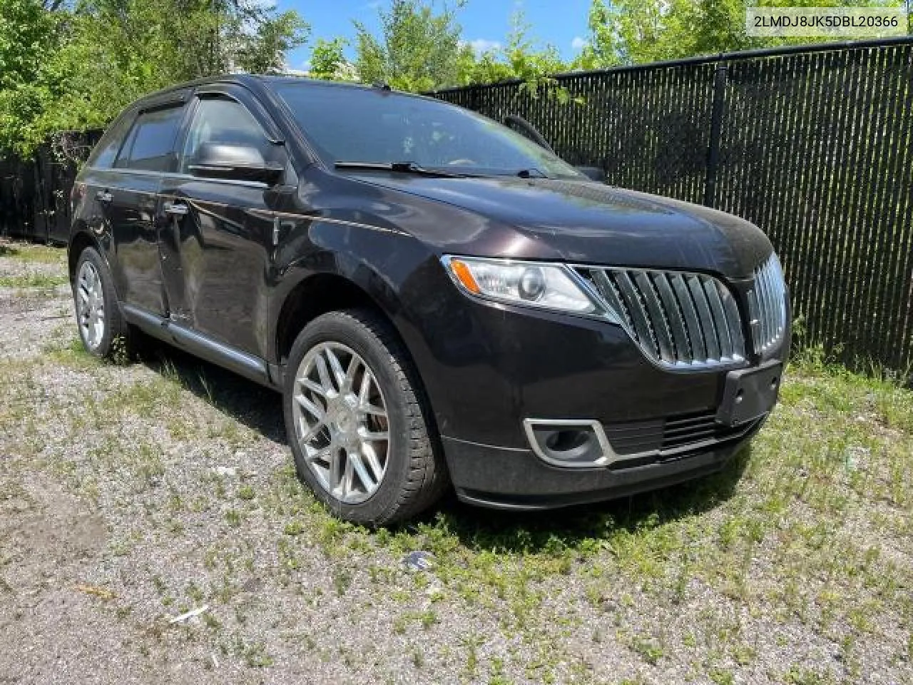 2013 Lincoln Mkx VIN: 2LMDJ8JK5DBL20366 Lot: 56741894