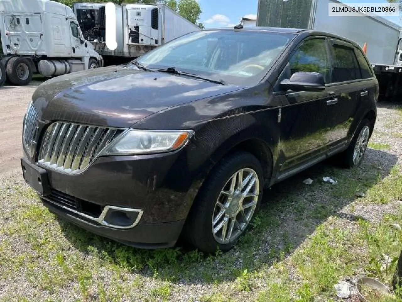 2013 Lincoln Mkx VIN: 2LMDJ8JK5DBL20366 Lot: 56741894