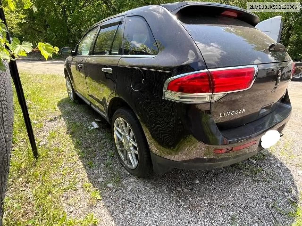 2013 Lincoln Mkx VIN: 2LMDJ8JK5DBL20366 Lot: 56741894