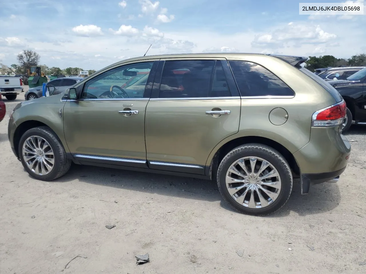 2013 Lincoln Mkx VIN: 2LMDJ6JK4DBL05698 Lot: 56860864