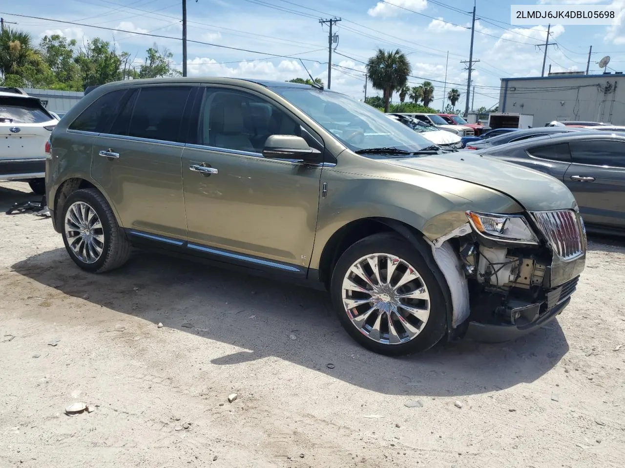 2013 Lincoln Mkx VIN: 2LMDJ6JK4DBL05698 Lot: 56860864