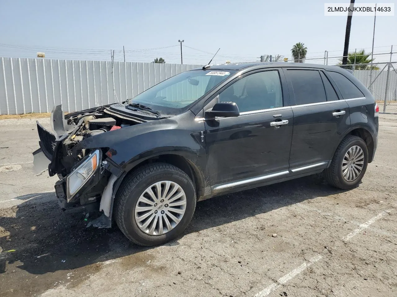 2013 Lincoln Mkx VIN: 2LMDJ6JKXDBL14633 Lot: 56887344