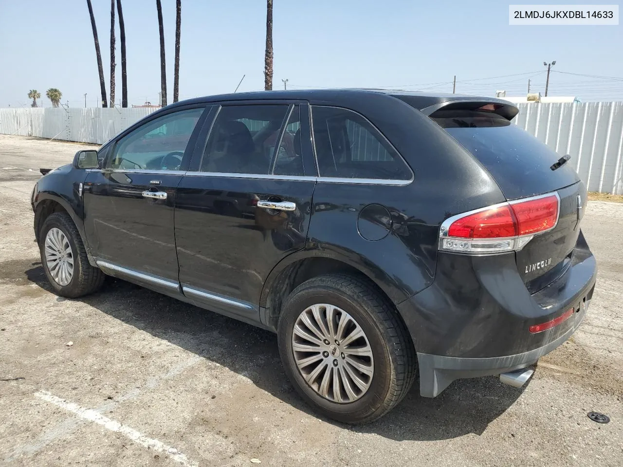 2013 Lincoln Mkx VIN: 2LMDJ6JKXDBL14633 Lot: 56887344