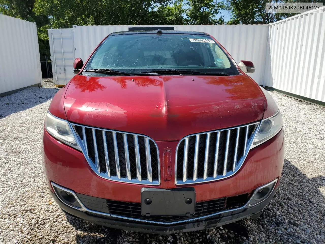 2013 Lincoln Mkx VIN: 2LMDJ8JK2DBL45127 Lot: 57015894