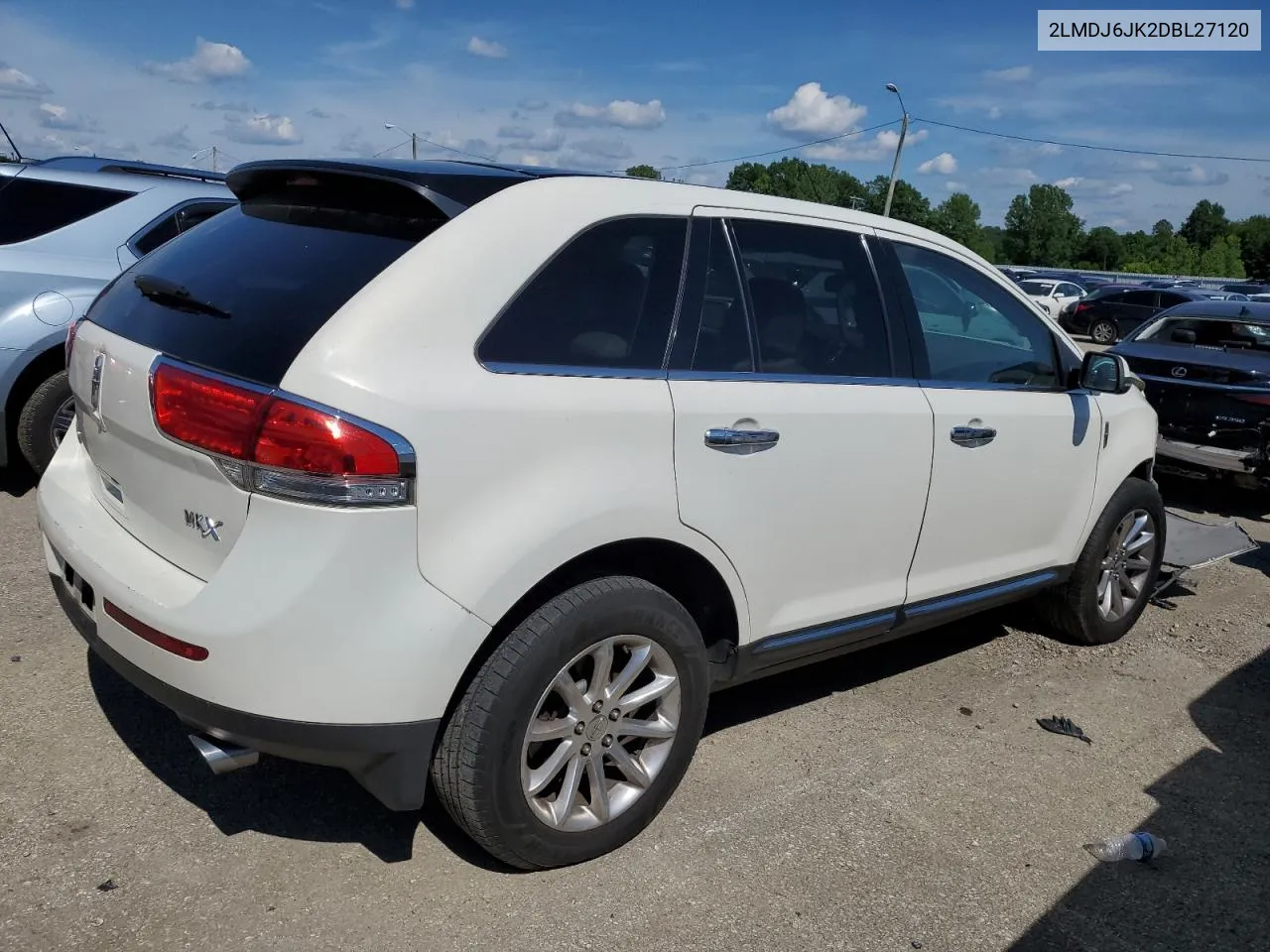 2013 Lincoln Mkx VIN: 2LMDJ6JK2DBL27120 Lot: 57026644