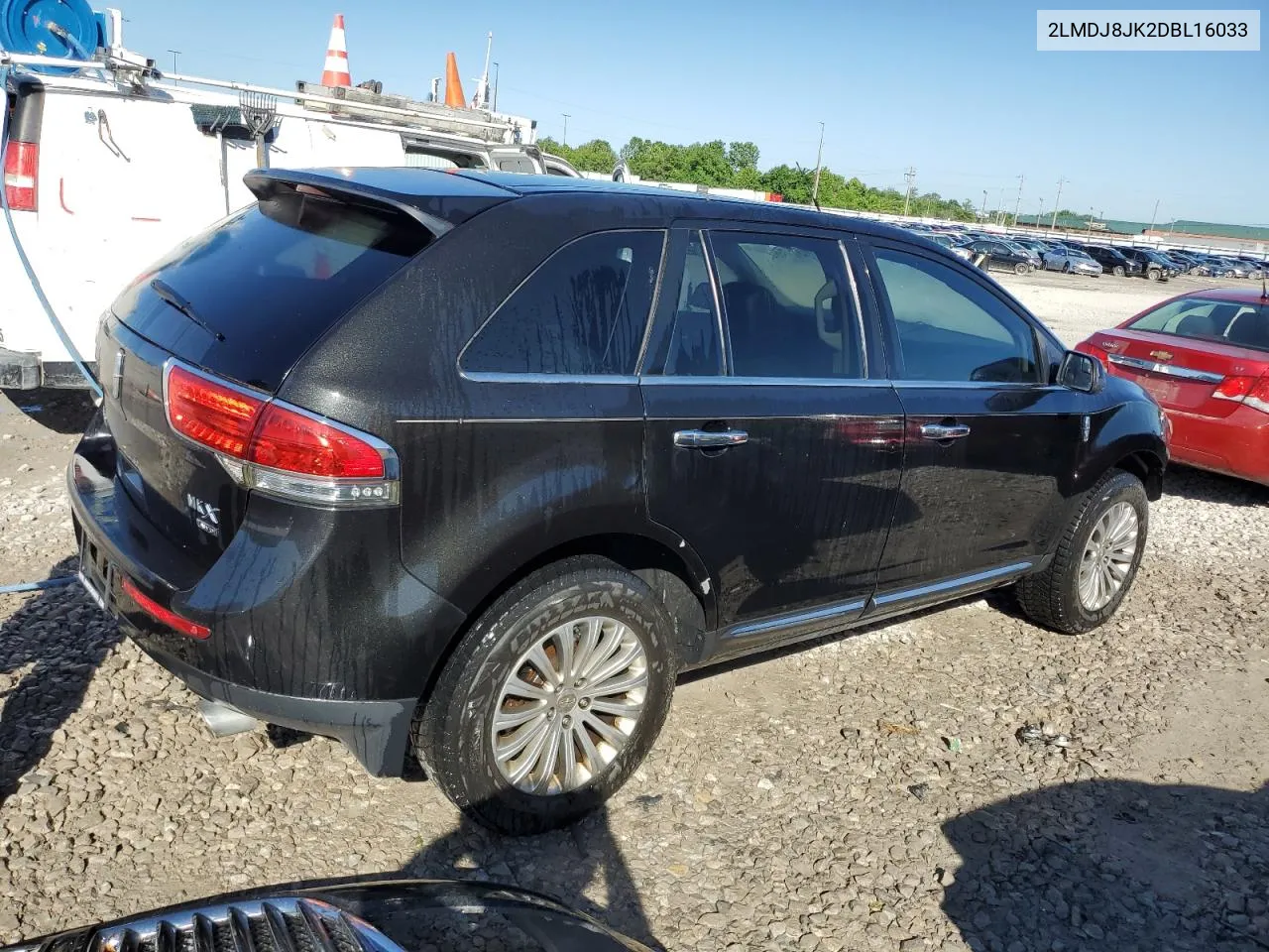 2013 Lincoln Mkx VIN: 2LMDJ8JK2DBL16033 Lot: 57258944