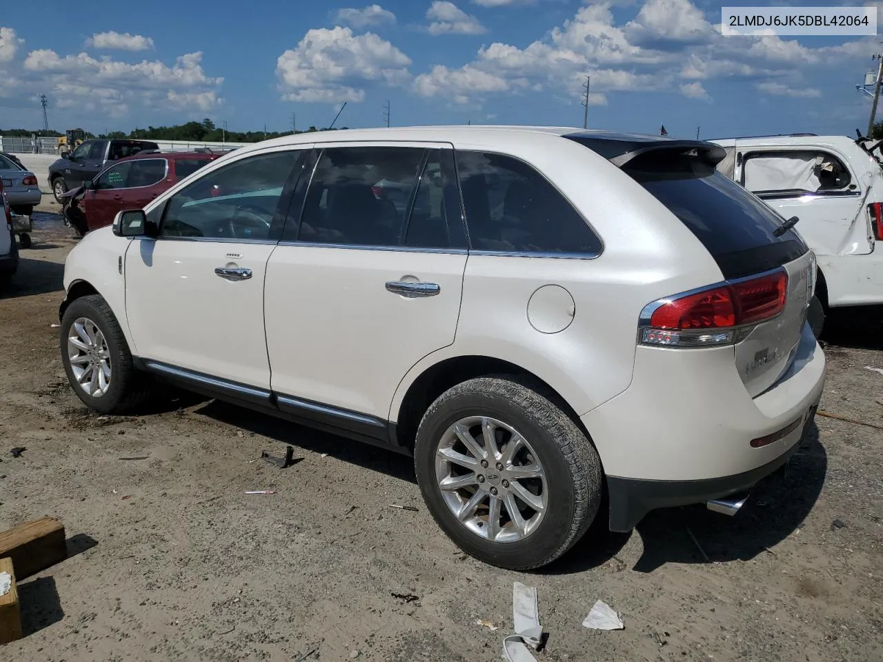 2013 Lincoln Mkx VIN: 2LMDJ6JK5DBL42064 Lot: 57924334