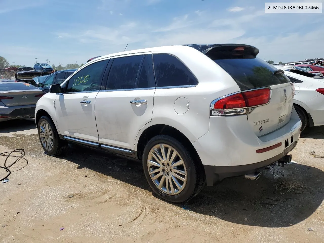 2013 Lincoln Mkx VIN: 2LMDJ8JK8DBL07465 Lot: 58236114