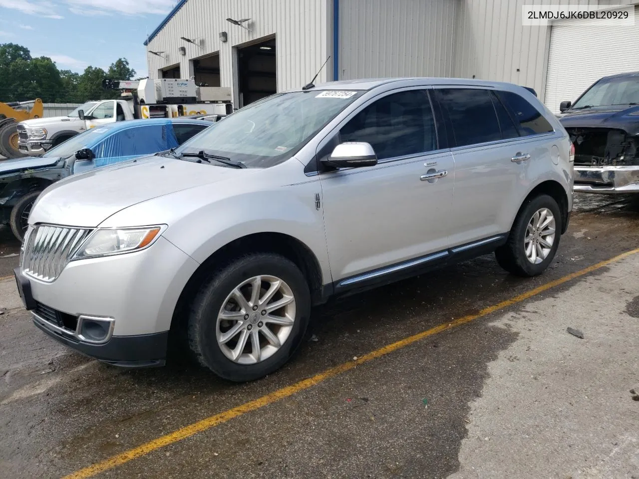 2013 Lincoln Mkx VIN: 2LMDJ6JK6DBL20929 Lot: 59767254