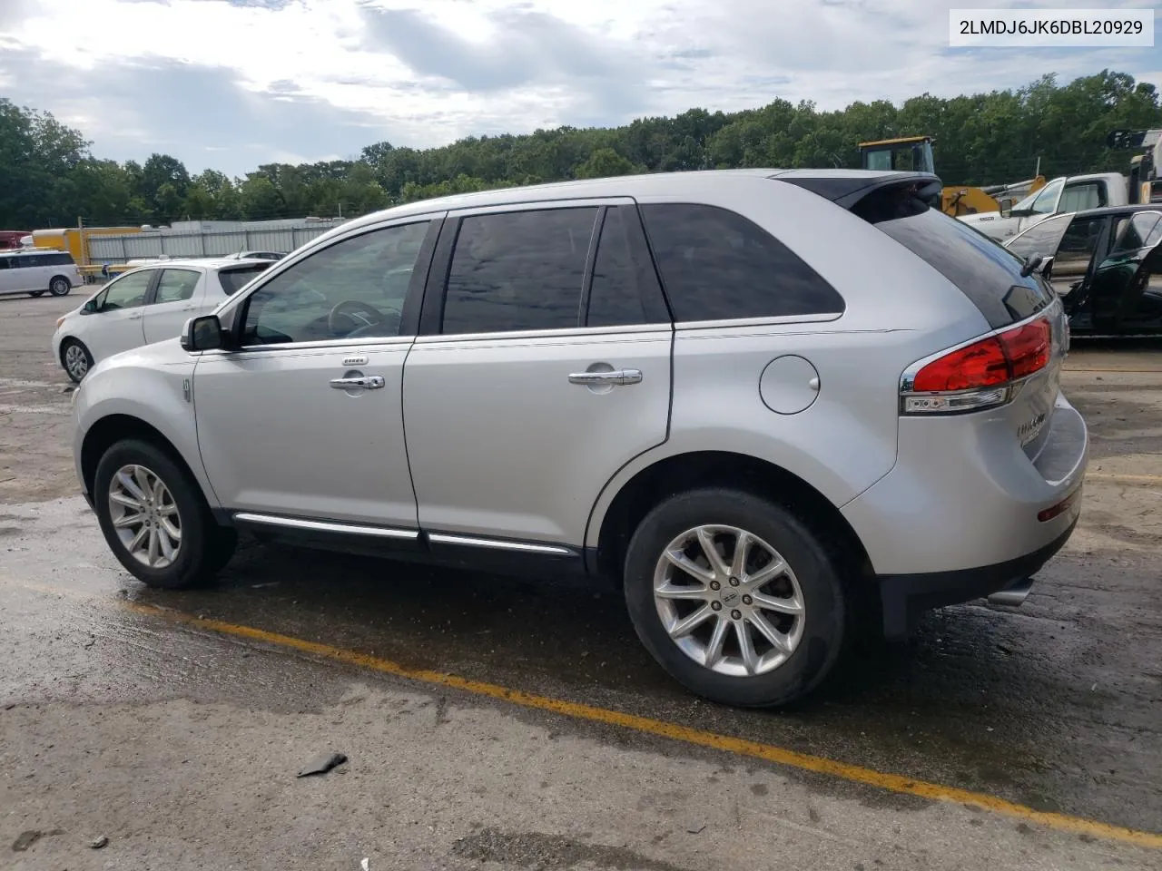 2013 Lincoln Mkx VIN: 2LMDJ6JK6DBL20929 Lot: 59767254