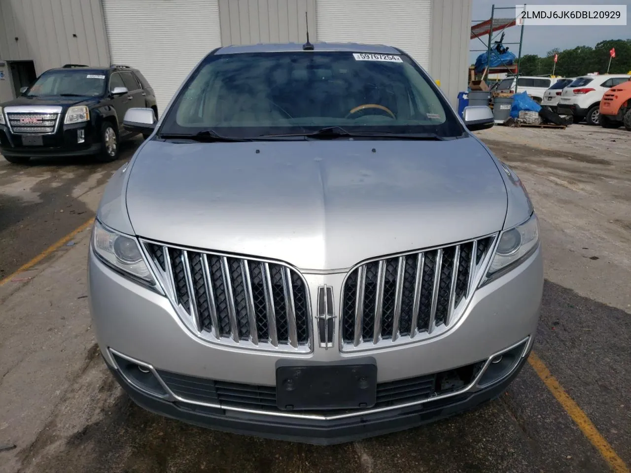 2013 Lincoln Mkx VIN: 2LMDJ6JK6DBL20929 Lot: 59767254