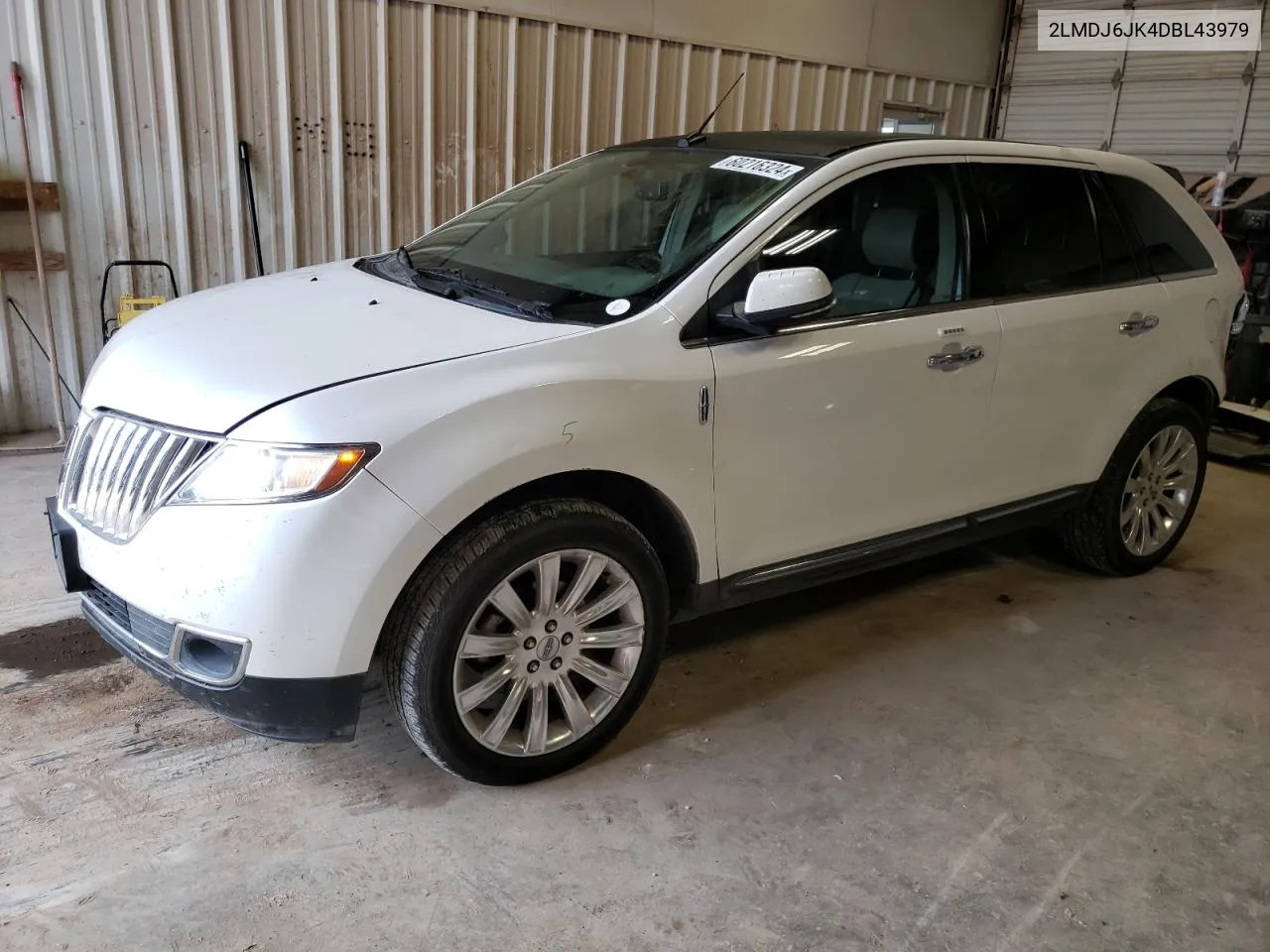 2013 Lincoln Mkx VIN: 2LMDJ6JK4DBL43979 Lot: 60216324