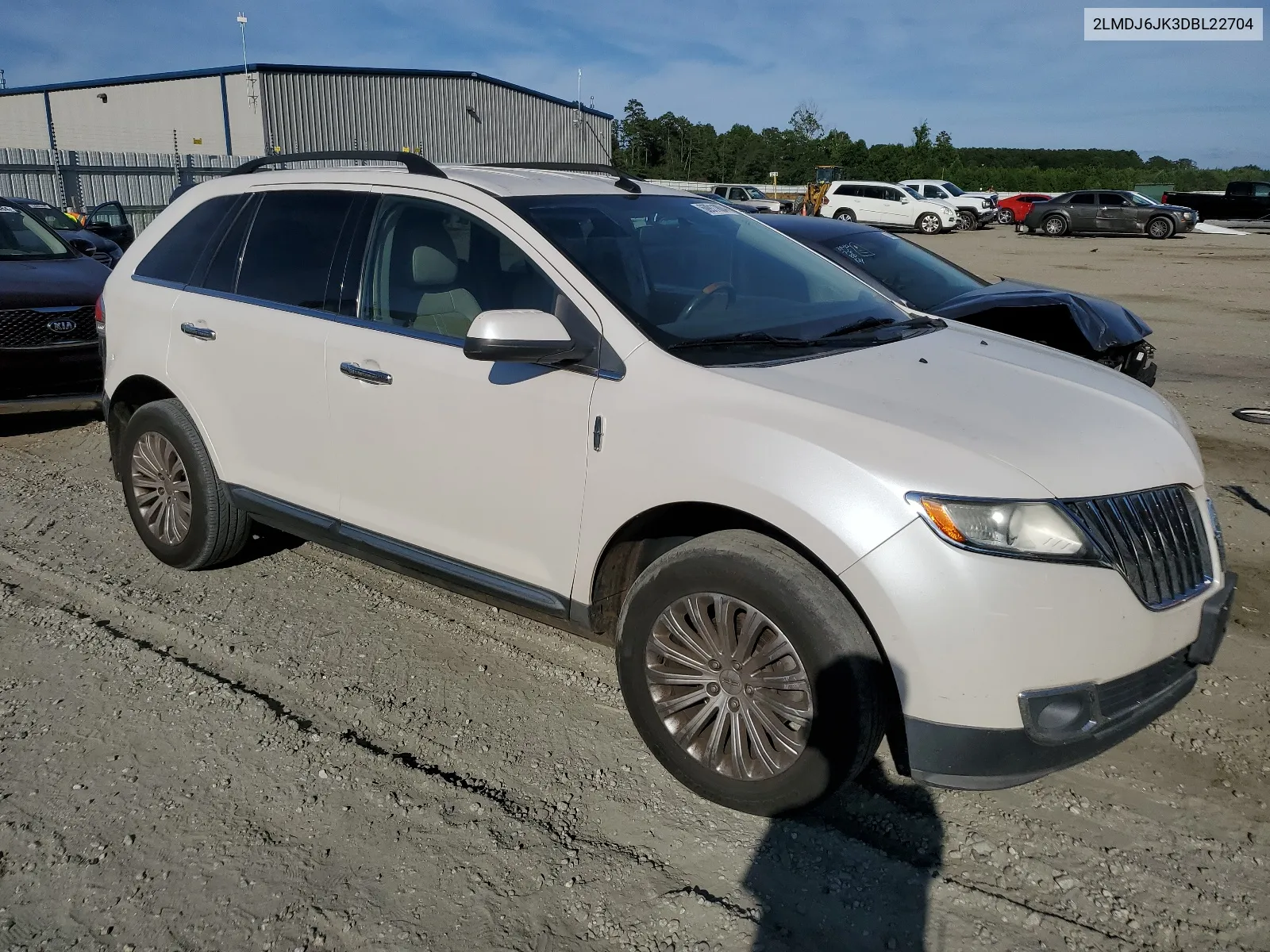 2013 Lincoln Mkx VIN: 2LMDJ6JK3DBL22704 Lot: 60911804