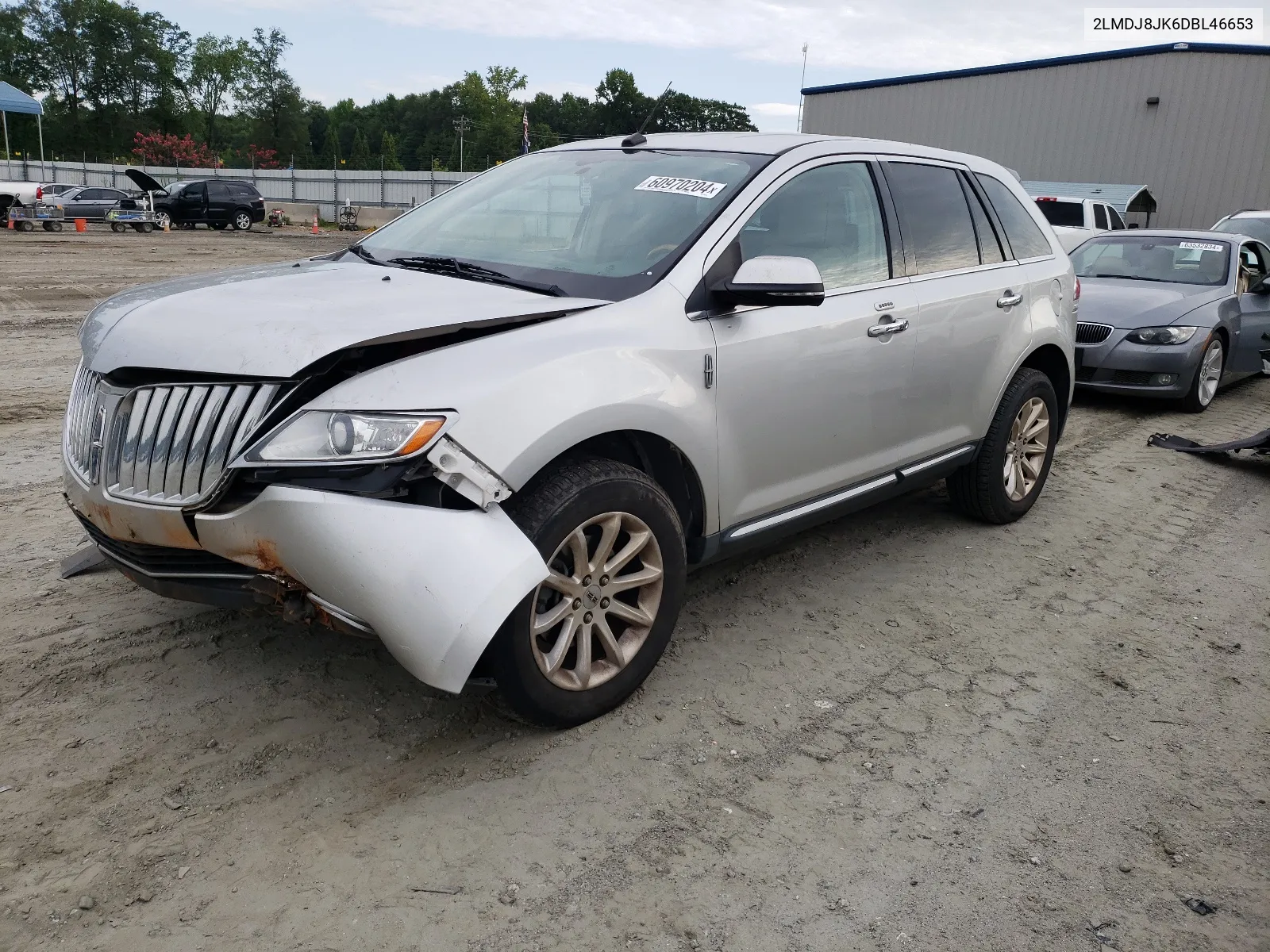 2013 Lincoln Mkx VIN: 2LMDJ8JK6DBL46653 Lot: 60970204