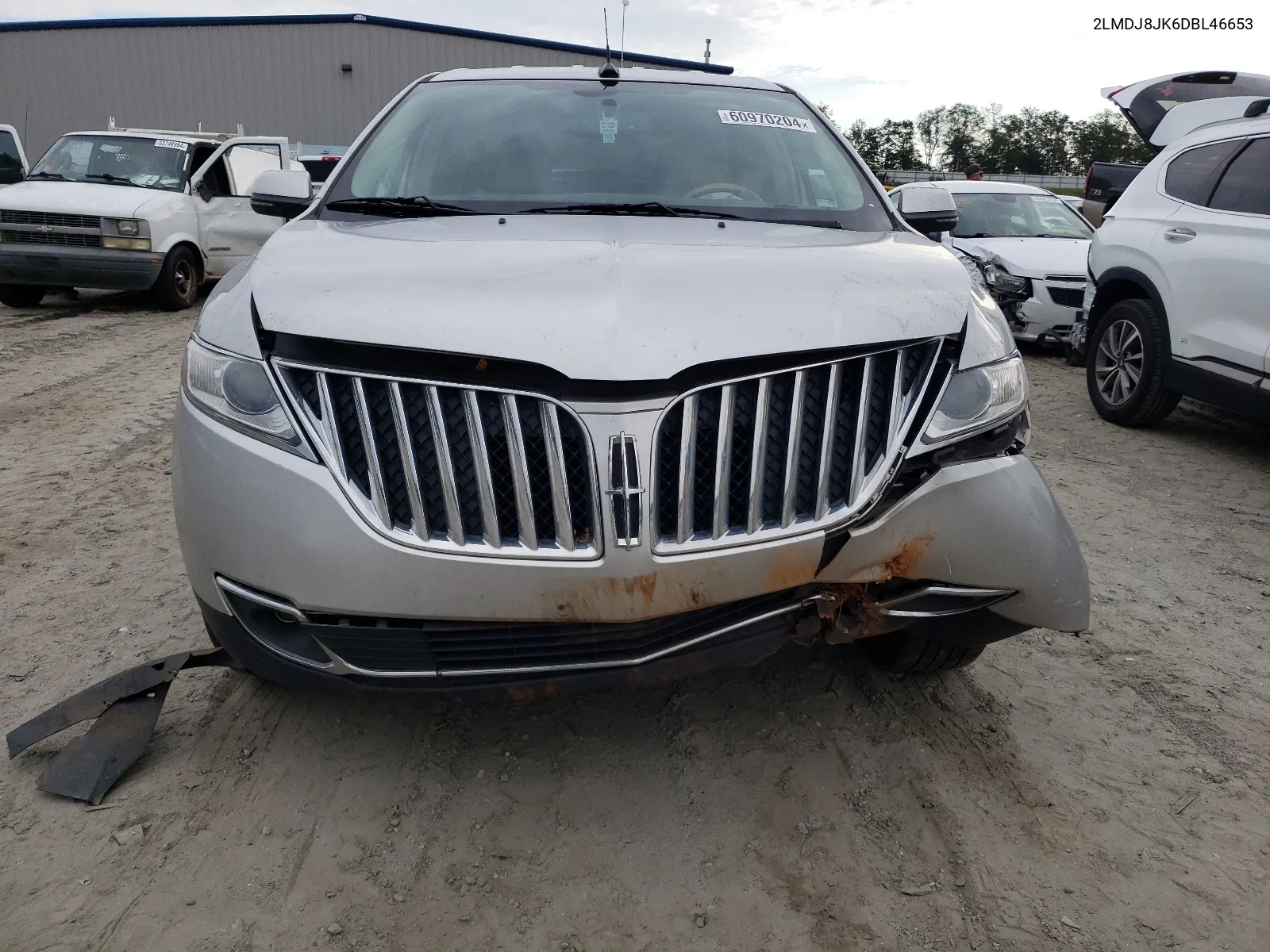 2013 Lincoln Mkx VIN: 2LMDJ8JK6DBL46653 Lot: 60970204