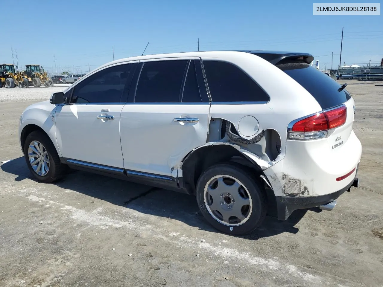 2013 Lincoln Mkx VIN: 2LMDJ6JK8DBL28188 Lot: 61001734