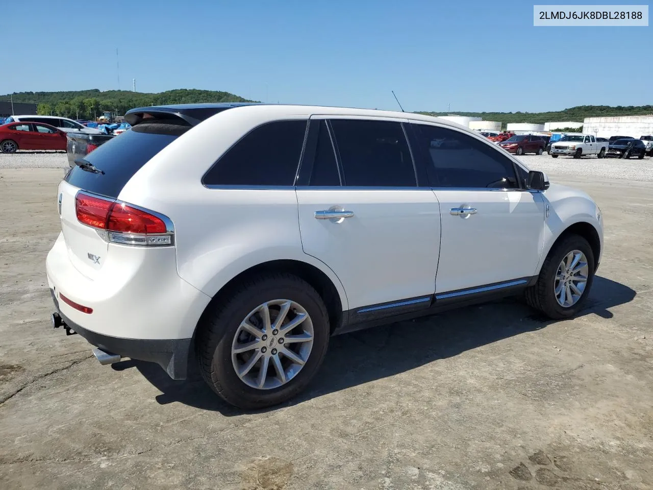 2013 Lincoln Mkx VIN: 2LMDJ6JK8DBL28188 Lot: 61001734