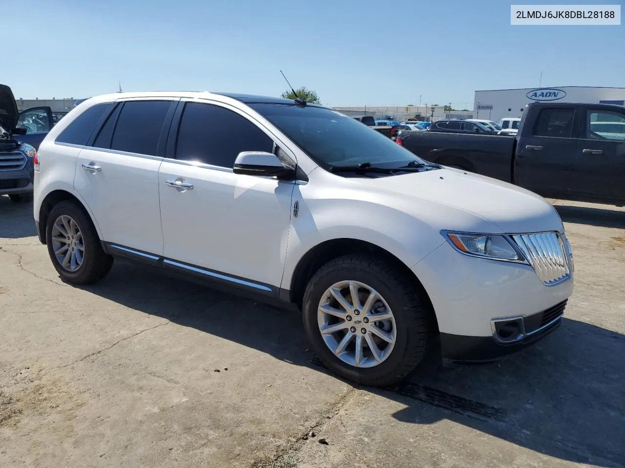 2013 Lincoln Mkx VIN: 2LMDJ6JK8DBL28188 Lot: 61001734