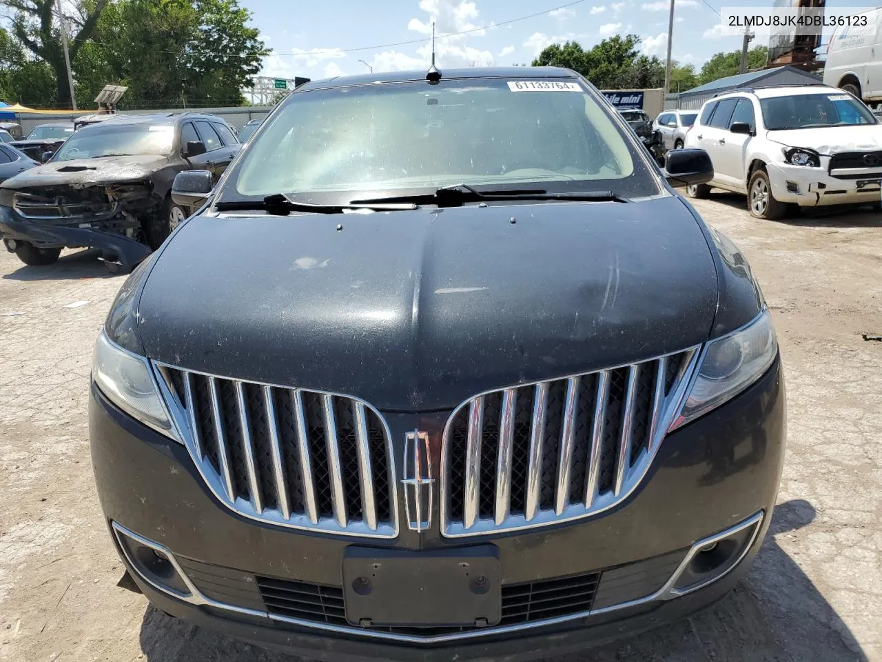 2013 Lincoln Mkx VIN: 2LMDJ8JK4DBL36123 Lot: 61133764