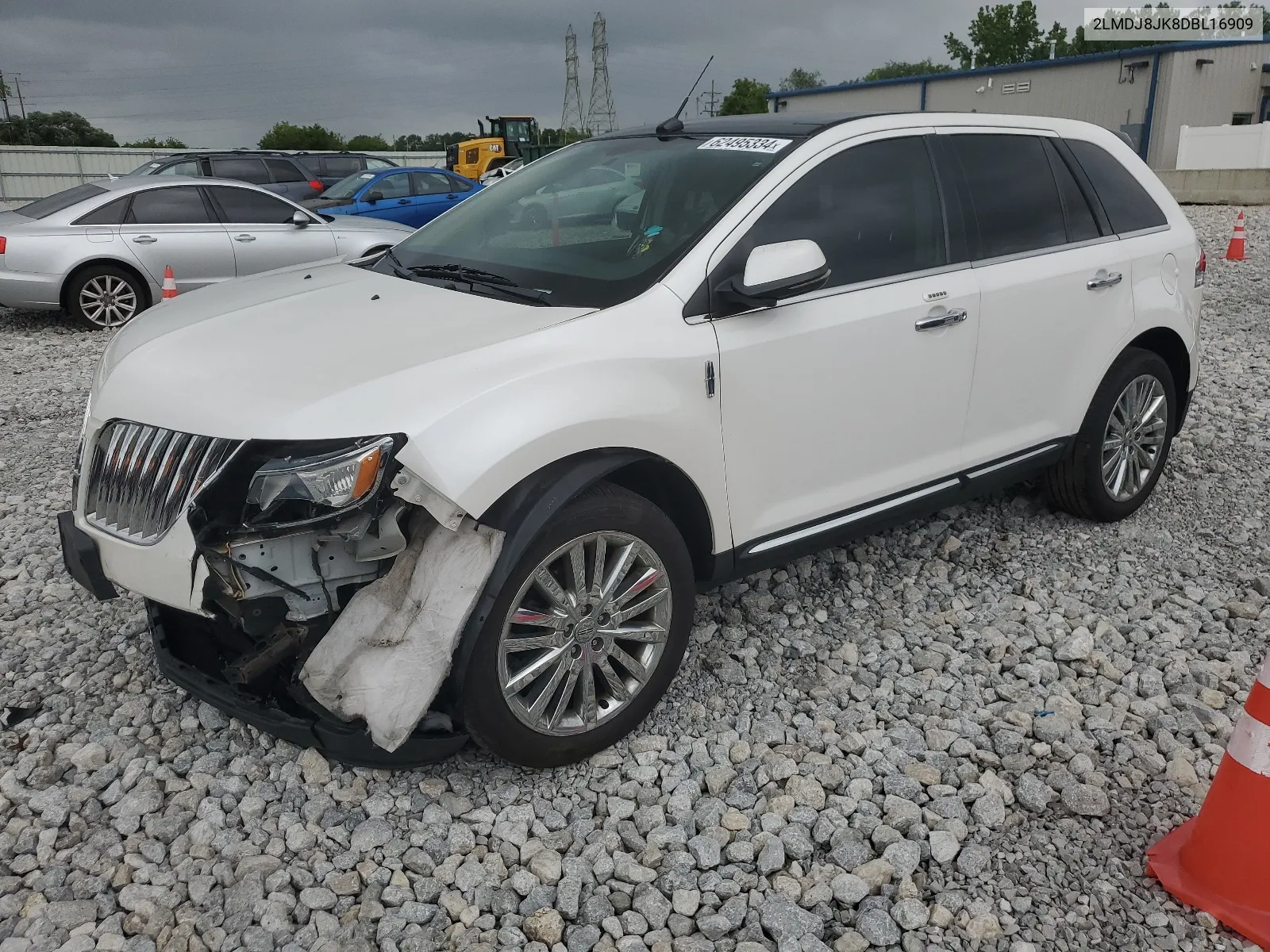 2013 Lincoln Mkx VIN: 2LMDJ8JK8DBL16909 Lot: 62495334