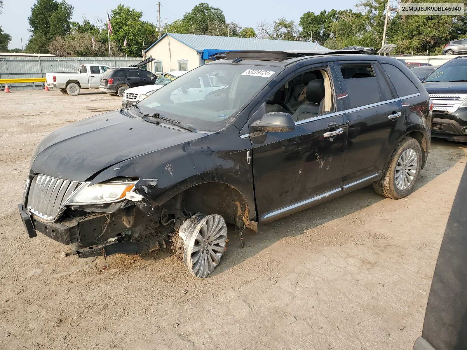 2013 Lincoln Mkx VIN: 2LMDJ8JK9DBL46940 Lot: 63229124