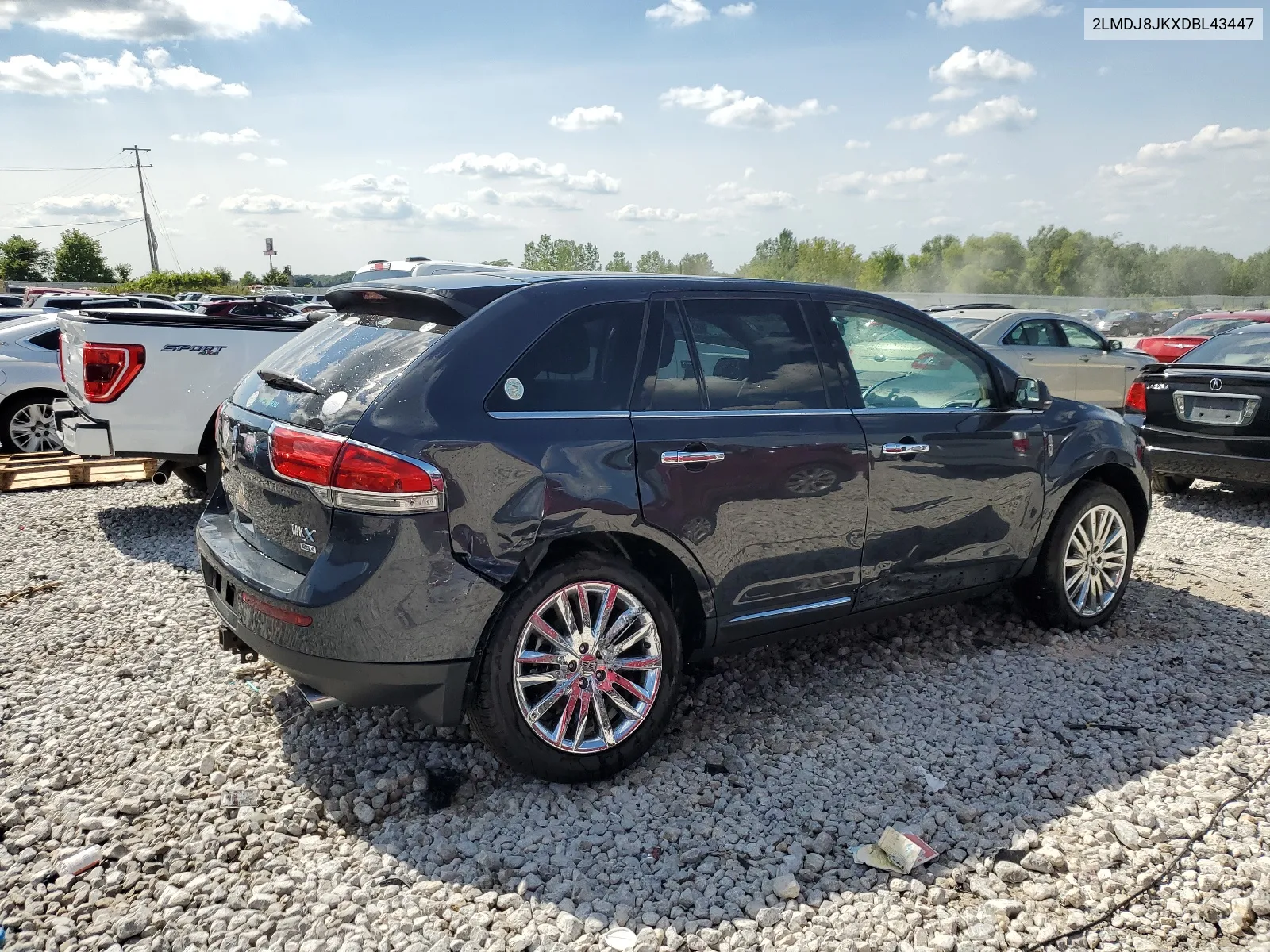 2013 Lincoln Mkx VIN: 2LMDJ8JKXDBL43447 Lot: 63266824