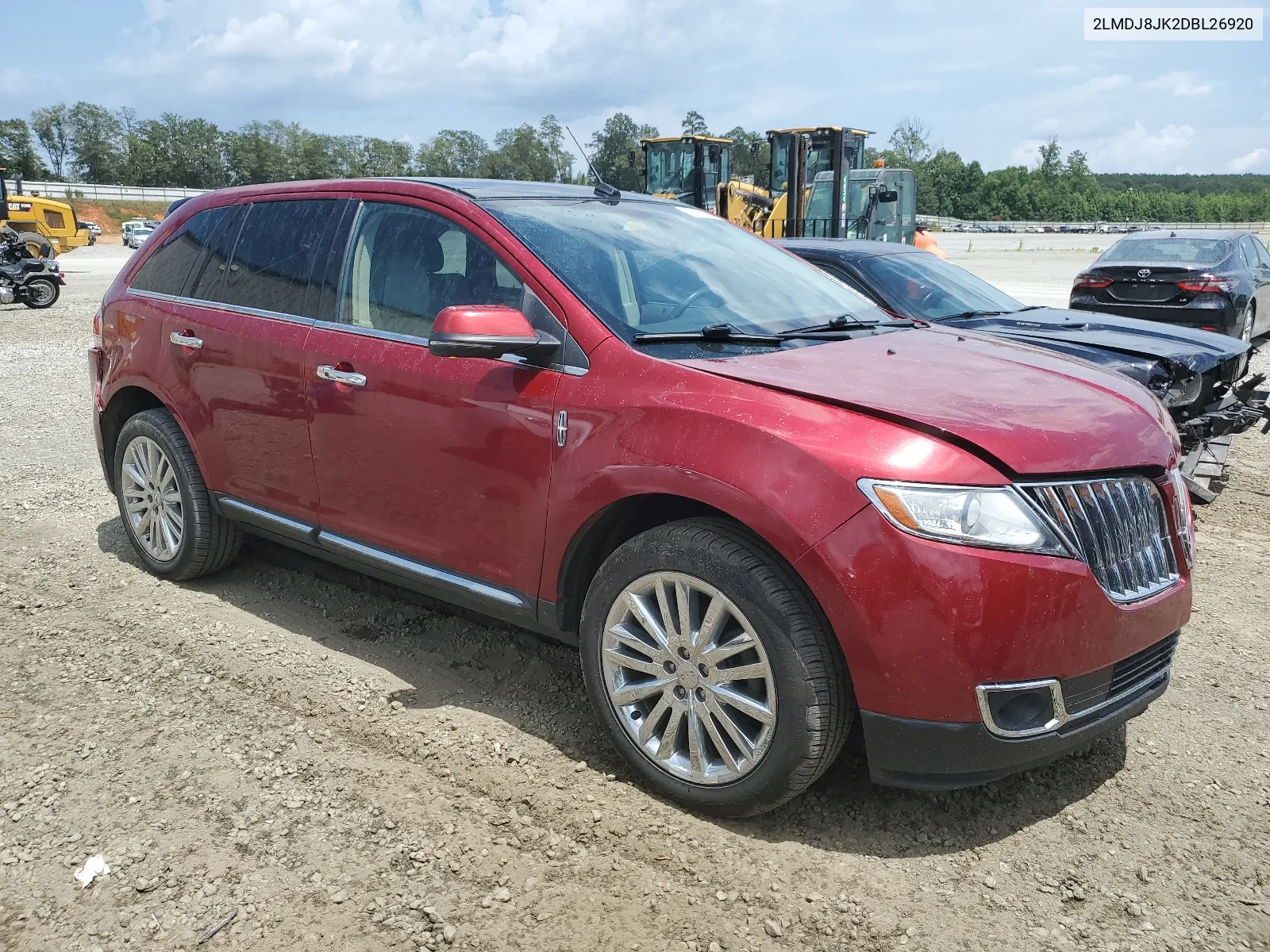 2LMDJ8JK2DBL26920 2013 Lincoln Mkx