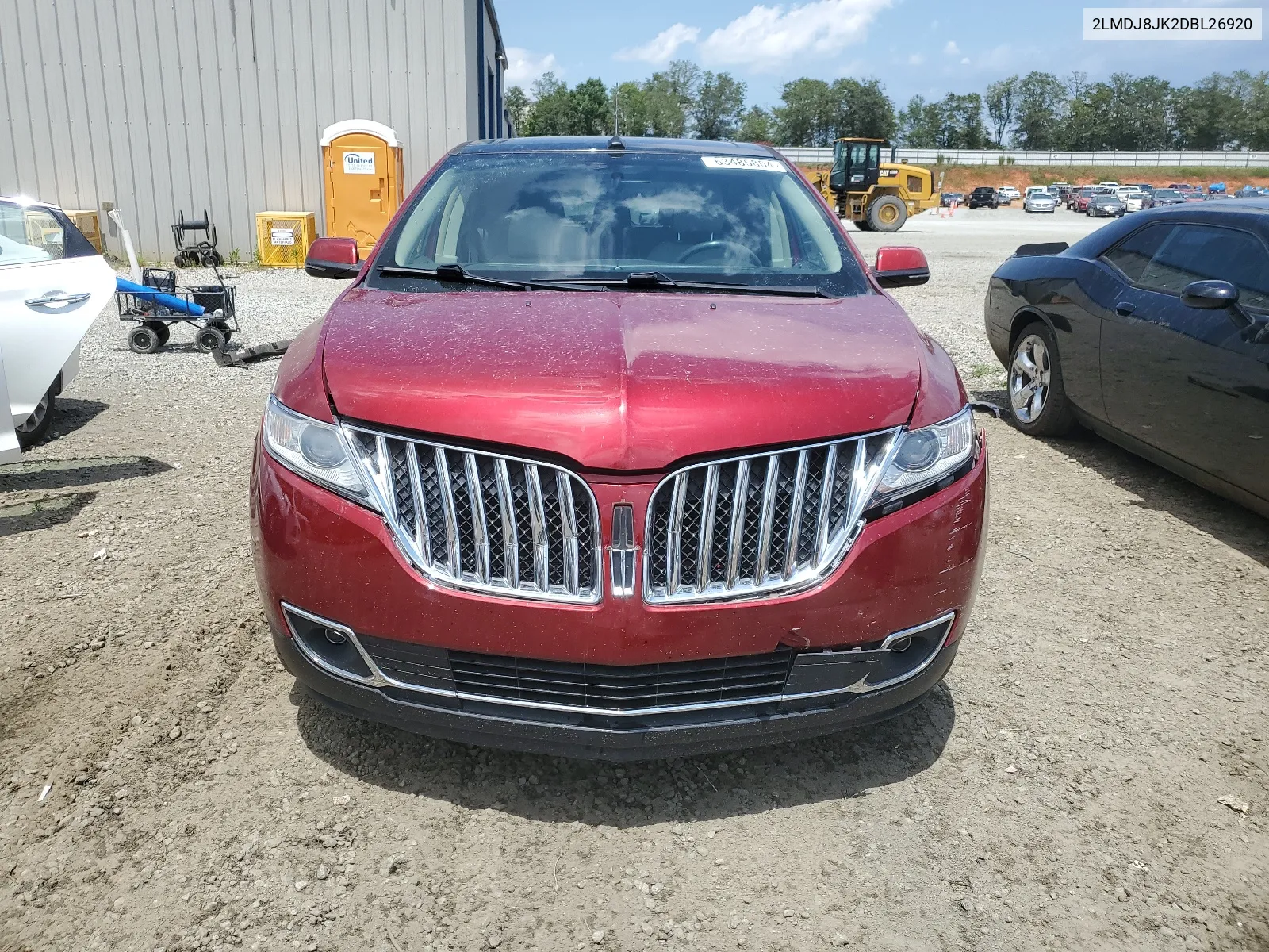 2013 Lincoln Mkx VIN: 2LMDJ8JK2DBL26920 Lot: 63485804