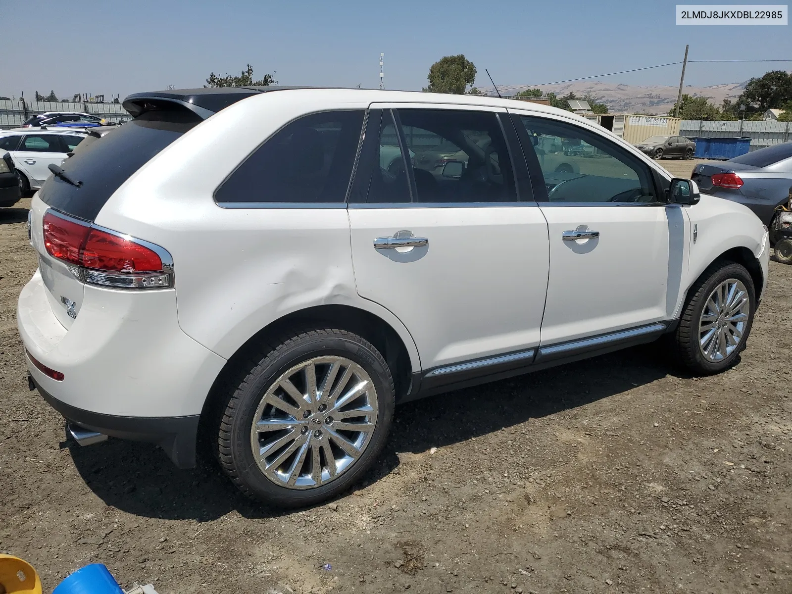 2013 Lincoln Mkx VIN: 2LMDJ8JKXDBL22985 Lot: 64585004