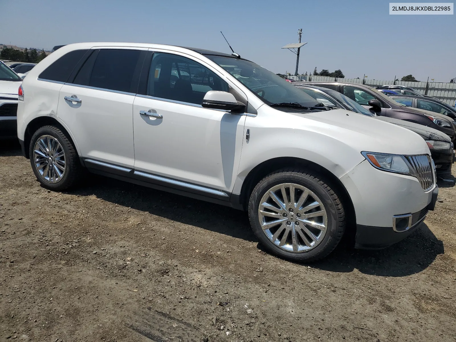 2013 Lincoln Mkx VIN: 2LMDJ8JKXDBL22985 Lot: 64585004