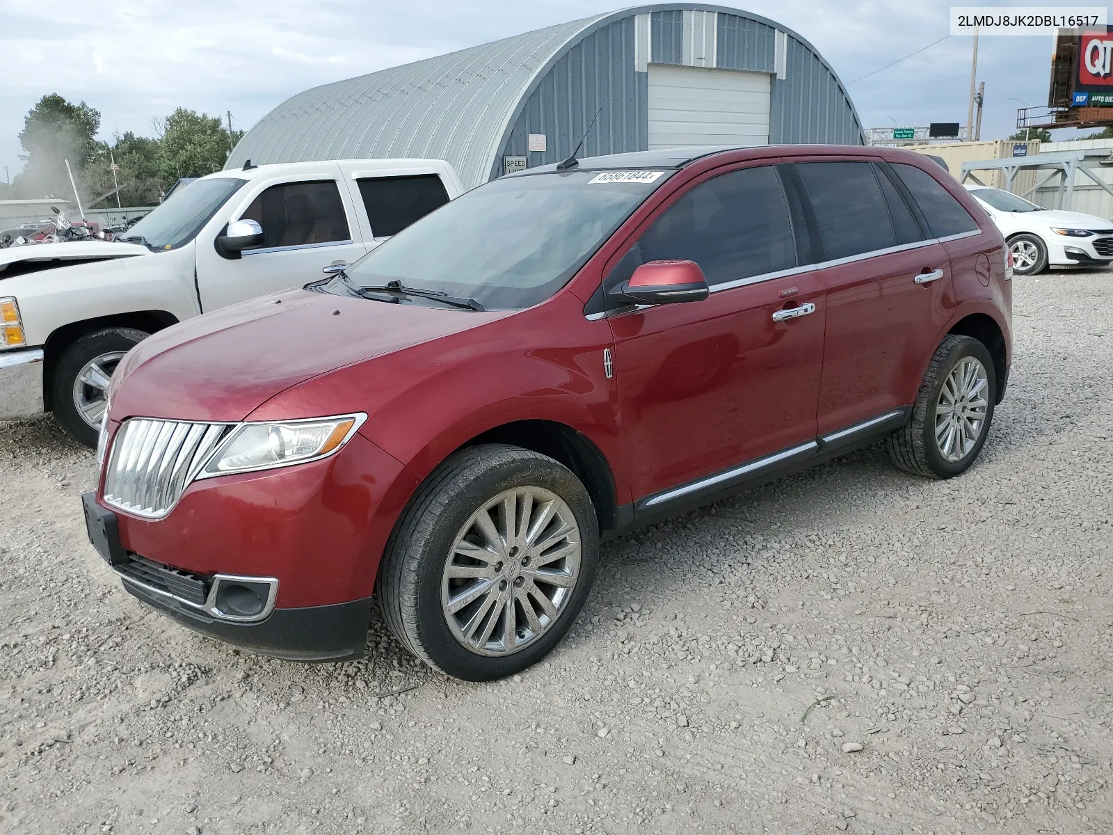 2013 Lincoln Mkx VIN: 2LMDJ8JK2DBL16517 Lot: 65861844