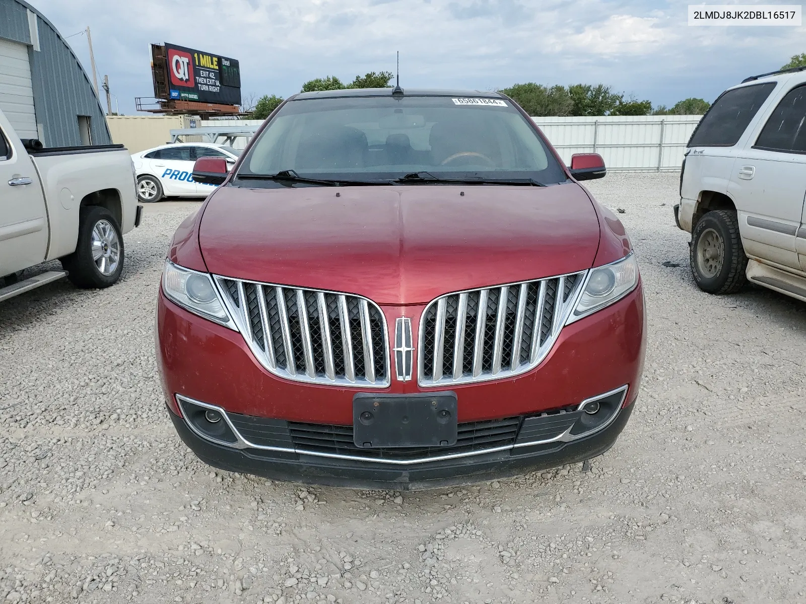 2013 Lincoln Mkx VIN: 2LMDJ8JK2DBL16517 Lot: 65861844