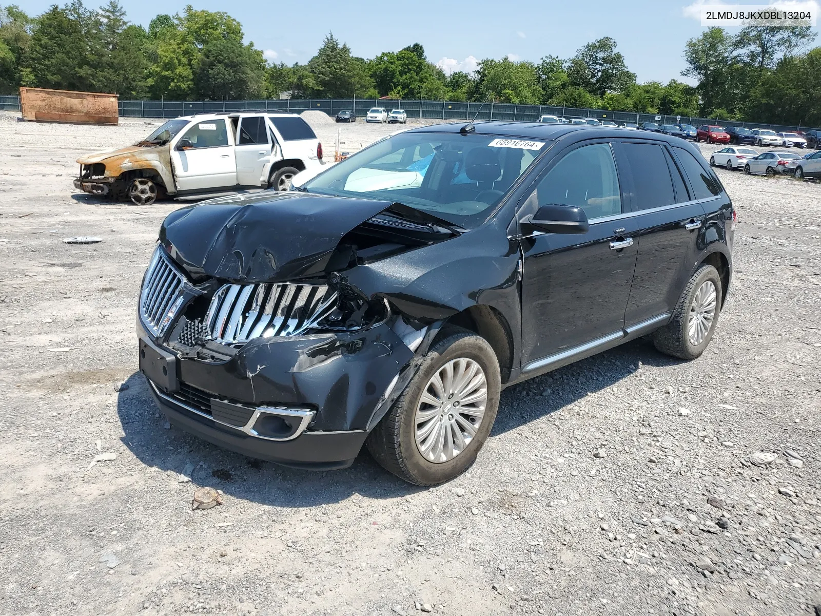 2013 Lincoln Mkx VIN: 2LMDJ8JKXDBL13204 Lot: 65916764