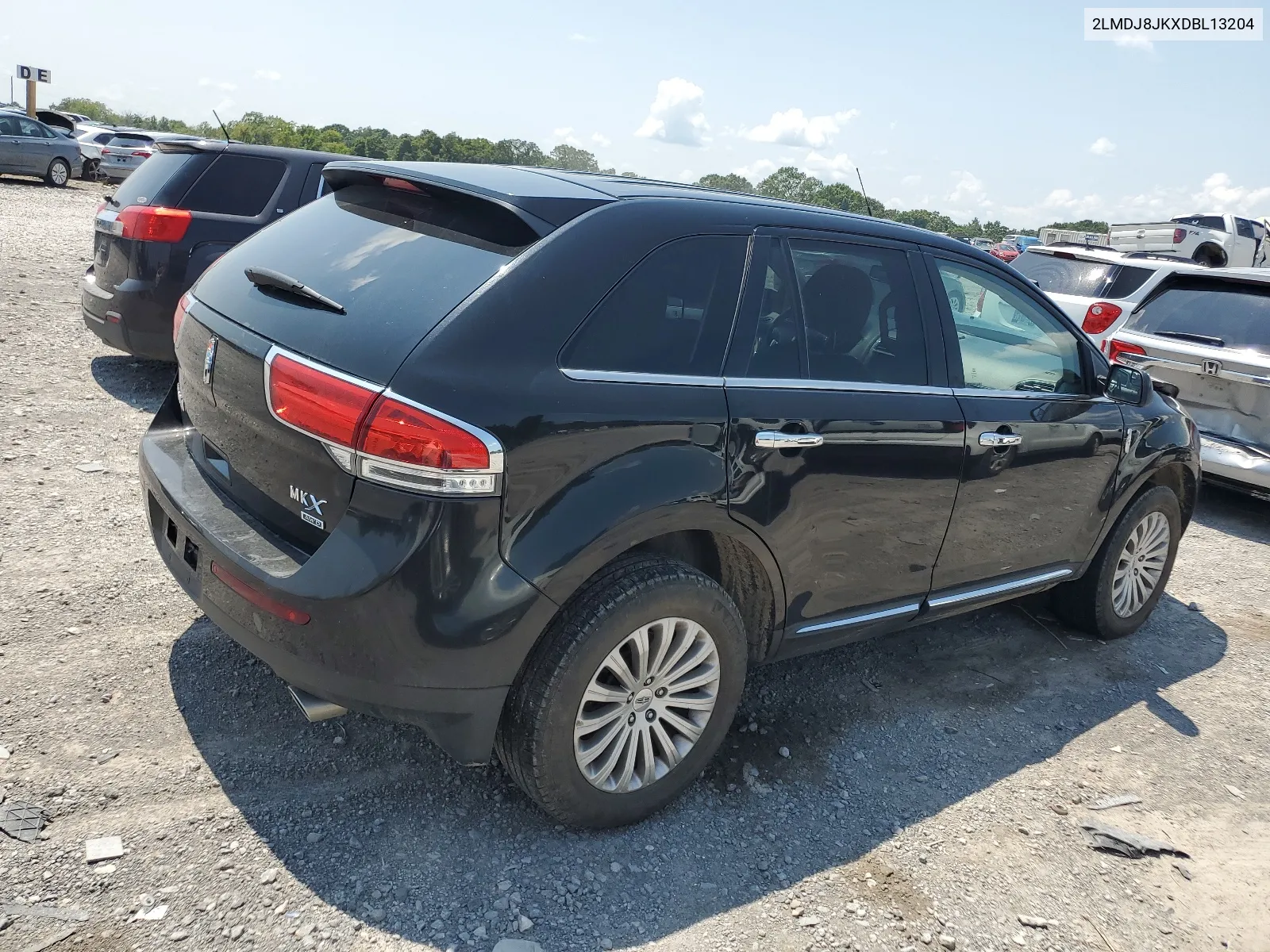 2013 Lincoln Mkx VIN: 2LMDJ8JKXDBL13204 Lot: 65916764