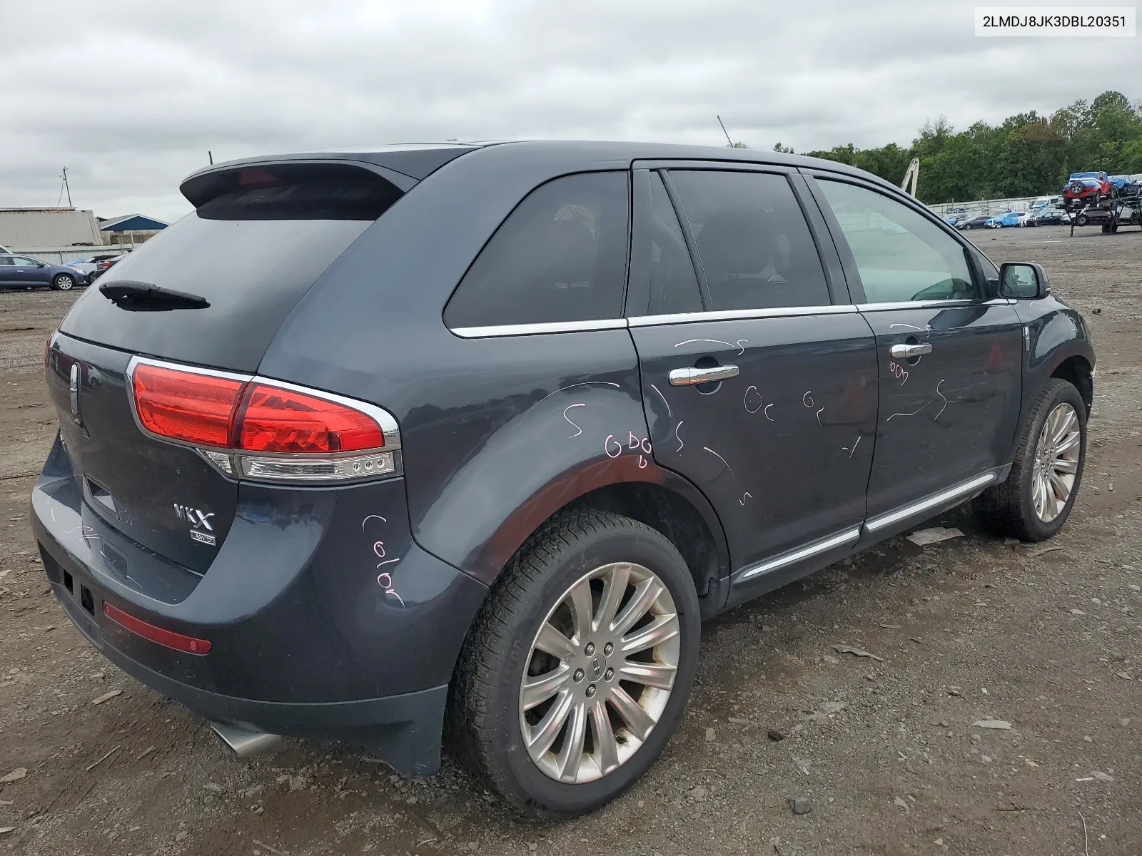 2013 Lincoln Mkx VIN: 2LMDJ8JK3DBL20351 Lot: 66294294