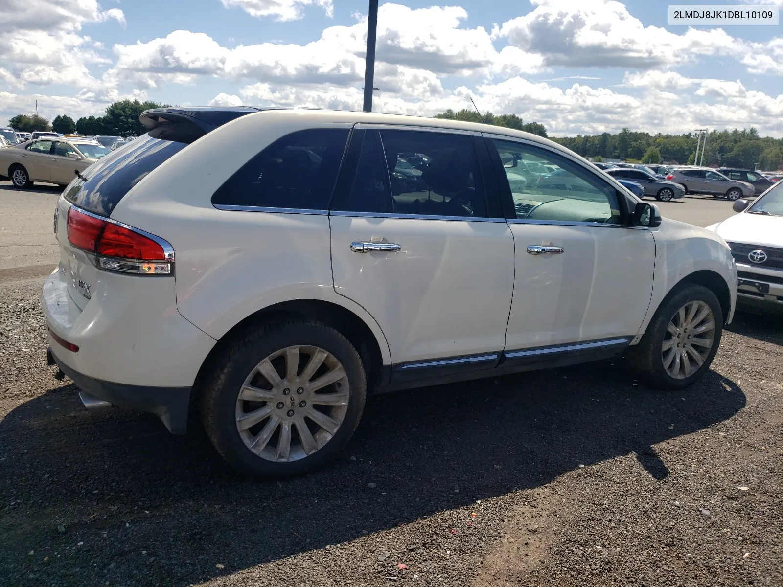 2013 Lincoln Mkx VIN: 2LMDJ8JK1DBL10109 Lot: 67021794