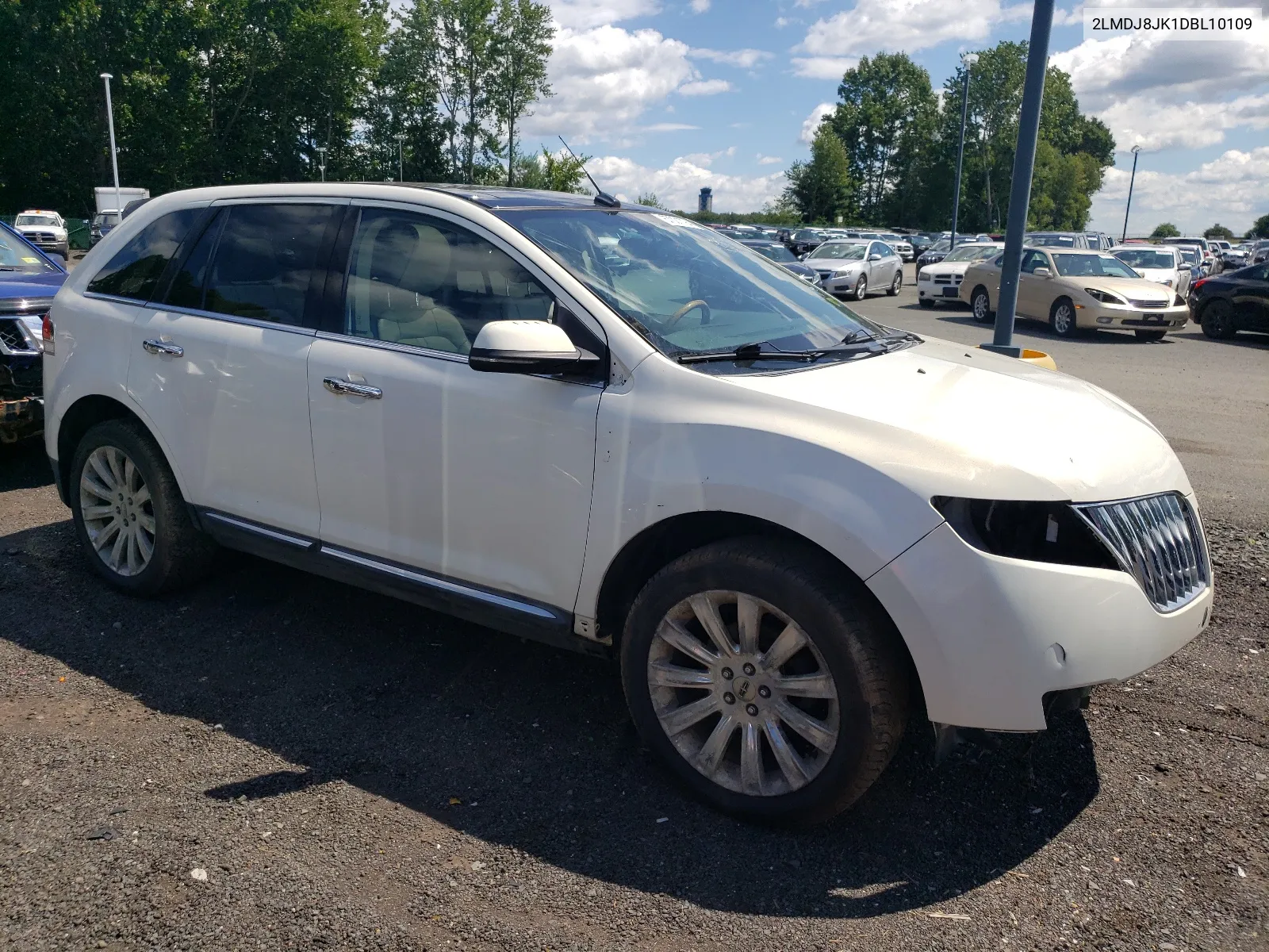 2013 Lincoln Mkx VIN: 2LMDJ8JK1DBL10109 Lot: 67021794