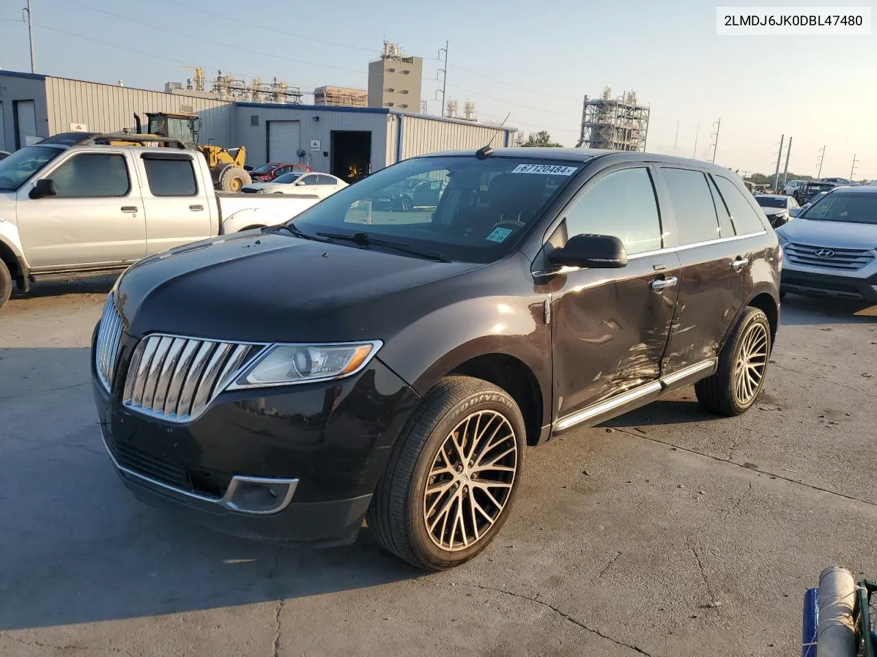 2013 Lincoln Mkx VIN: 2LMDJ6JK0DBL47480 Lot: 67120484